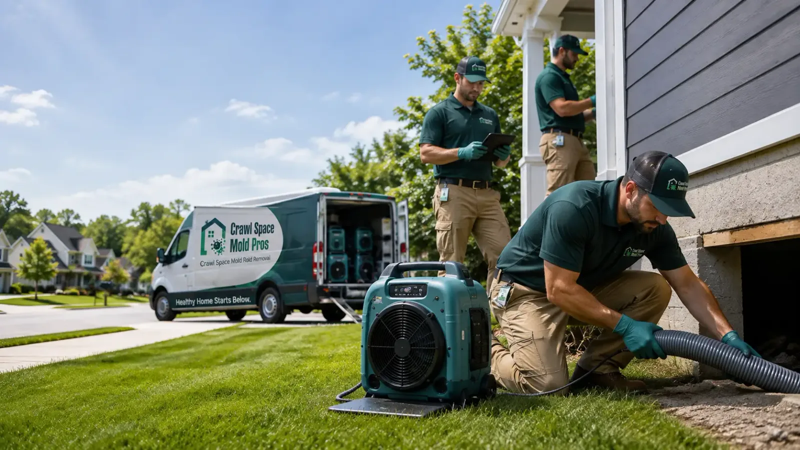 Crawl Space Mold Removal in Richland, IN